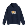 Pizza Scratch Record Player Sweatshirt | Abstract Unisex Hooded Hoodie Sweatshirt