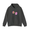 Doughnut Barbell Foodie Sweatshirt | Abstract Unisex Hooded Hoodie Sweatshirt