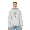 Chill Stitch – Peace Live Frog Tie-Dye - Unisex Hooded Hoodie Sweatshirt – Embrace Your Vibe