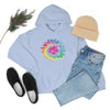 Chill Stitch – Girl Power Tie-Dye - Unisex Hooded Hoodie Sweatshirt – Embrace Your Vibe