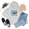 Chill Stitch – Peace & Love - Unisex Hooded Hoodie Sweatshirt – Embrace Your Vibe