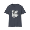 Abstract Letter Shapes V8 | Unisex Soft Style Tee T-Shirt | Embrace Your Vibe