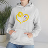 Butterflies Sunflower | Unisex Hooded Hoodie Sweatshirt | Embrace Your Vibe