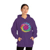 Chill Stitch – Girl Power Tie-Dye - Unisex Hooded Hoodie Sweatshirt – Embrace Your Vibe