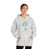 Chill Stitch – Peace Live Frog Tie-Dye - Unisex Hooded Hoodie Sweatshirt – Embrace Your Vibe