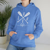 Lake Life Sweatshirt |Oars Camping Lake Living Rowing | Unisex Hooded Hoodie Sweatshirt