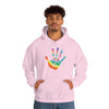 Chill Stitch –Tie-dye Peace Hand - Unisex Hooded Hoodie Sweatshirt – Embrace Your Vibe