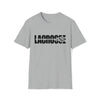 Lacrosse Shirt | Intercrosse Athlete Silhouettes | Unisex Soft Style T-Shirt