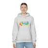 Chill Stitch – VW Tie-dye Van - Unisex Hooded Hoodie Sweatshirt – Embrace Your Vibe