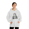 Kurt Cobain | Unisex Hooded Hoodie Sweatshirt | Embrace Your Vibe | Calligram Word Design