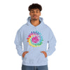 Chill Stitch – Girl Power Tie-Dye - Unisex Hooded Hoodie Sweatshirt – Embrace Your Vibe