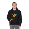 Chill Stitch –Tie-dye Peace Hand - Unisex Hooded Hoodie Sweatshirt – Embrace Your Vibe
