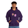 Doughnut Barbell Foodie Sweatshirt | Abstract Unisex Hooded Hoodie Sweatshirt