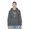 Chill Stitch – Peace Live Frog Tie-Dye - Unisex Hooded Hoodie Sweatshirt – Embrace Your Vibe