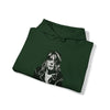 Kurt Cobain | Unisex Hooded Hoodie Sweatshirt | Embrace Your Vibe | Calligram Word Design