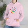 Chill Stitch –Tie-dye Peace Hand - Unisex Hooded Hoodie Sweatshirt – Embrace Your Vibe