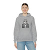 Kurt Cobain | Unisex Hooded Hoodie Sweatshirt | Embrace Your Vibe | Calligram Word Design