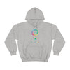Chill Stitch – Peace Live Frog Tie-Dye - Unisex Hooded Hoodie Sweatshirt – Embrace Your Vibe