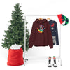Chill Stitch –Tie-dye Peace Hand - Unisex Hooded Hoodie Sweatshirt – Embrace Your Vibe