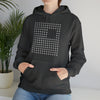 Abstract Shapes V4 Dotted Squares | Abstract | Minimalist | Modern Unisex Hooded Hoodie Sweatshirt | Embrace Your Vibe