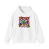 Halloween Sweatshirt | Spooky Season Specimen Jars | Unisex Hooded Hoodie Sweatshirt