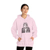 Kurt Cobain | Unisex Hooded Hoodie Sweatshirt | Embrace Your Vibe | Calligram Word Design