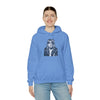 Kurt Cobain | Unisex Hooded Hoodie Sweatshirt | Embrace Your Vibe | Calligram Word Design