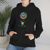 Chill Stitch – Peace Live Frog Tie-Dye - Unisex Hooded Hoodie Sweatshirt – Embrace Your Vibe