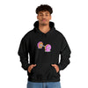 Doughnut Barbell Foodie Sweatshirt | Abstract Unisex Hooded Hoodie Sweatshirt