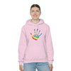 Chill Stitch –Tie-dye Peace Hand - Unisex Hooded Hoodie Sweatshirt – Embrace Your Vibe