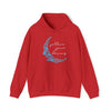 Boho Follow Your Dreams Moon Crescent | Unisex Hooded Hoodie Sweatshirt | Embrace Your Vibe