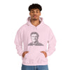 Bill Gates | Unisex Hooded Hoodie Sweatshirt | Embrace Your Vibe | Calligram Word Design
