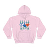 Chill Stitch – Peace & Love - Unisex Hooded Hoodie Sweatshirt – Embrace Your Vibe