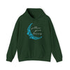 Boho Follow Your Dreams Moon Crescent | Unisex Hooded Hoodie Sweatshirt | Embrace Your Vibe