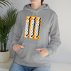 Abstract Shapes V1 Horizontal Scribe | Abstract | Minimalist | Modern Unisex Hooded Hoodie Sweatshirt | Embrace Your Vibe