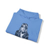 Kurt Cobain | Unisex Hooded Hoodie Sweatshirt | Embrace Your Vibe | Calligram Word Design