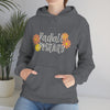 Chill Stitch – Radiate Positivity - Unisex Hooded Hoodie Sweatshirt – Embrace Your Vibe
