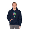 Chill Stitch – Peace Live Frog Tie-Dye - Unisex Hooded Hoodie Sweatshirt – Embrace Your Vibe