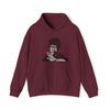 Bruce Lee | Unisex Hooded Hoodie Sweatshirt | Embrace Your Vibe | Calligram Word Design