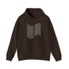 Abstract Shapes V3 Wave Lines | Abstract | Minimalist | Modern Unisex Hooded Hoodie Sweatshirt | Embrace Your Vibe