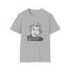 Albert Einstein Science Physics | Unisex Soft Style Tee T-Shirt | Calligram Word Design