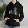 Bicycle Wildflower Basket Bike Biking | Unisex Hooded Hoodie Sweatshirt | Embrace Your Vibe