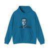 Bill Gates | Unisex Hooded Hoodie Sweatshirt | Embrace Your Vibe | Calligram Word Design