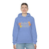 Chill Stitch – Radiate Positivity - Unisex Hooded Hoodie Sweatshirt – Embrace Your Vibe