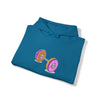 Doughnut Barbell Foodie Sweatshirt | Abstract Unisex Hooded Hoodie Sweatshirt
