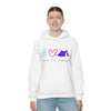 Chill Stitch – Peace Love Camping - Unisex Hooded Hoodie Sweatshirt – Embrace Your Vibe