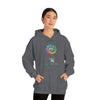 Chill Stitch – Peace Live Frog Tie-Dye - Unisex Hooded Hoodie Sweatshirt – Embrace Your Vibe