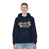 Chill Stitch – Radiate Positivity - Unisex Hooded Hoodie Sweatshirt – Embrace Your Vibe