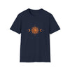 Abstract Shapes V32 Mystical Native Egyptian | Unisex Soft Style Tee T-Shirt | Embrace Your Vibe