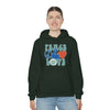 Chill Stitch – Peace & Love - Unisex Hooded Hoodie Sweatshirt – Embrace Your Vibe